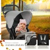 tectake® Emma skládací kočárek, s 5bodovými pásy, brzdou a Náhled obrázku produktu 5