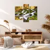 Bild auf Leinwand - Leinwandbild - Sonne Berg Bach Park - Produktbild-Vorschau 7