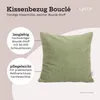 Lycce Kissenhülle Bouclé 50x50 cm salbei Produktbild-Vorschau 3