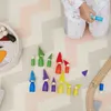 Montessori-Holzspielzeug "Steckpuppen in Tassen" Produktbild-Vorschau 4