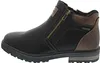 A side view of a black and brown boot. Produktbild-Vorschau