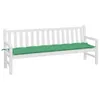 vidaXL Gartenbank-Auflage Grün 200x50x7 cm Oxford-Gewebe Produktbild-Vorschau 3