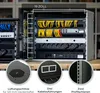 Serverschrank 19 Zoll, 9 HE, HMF Netzwerkschrank 51 x 40 x Produktbild-Vorschau 3