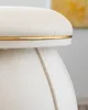 Qiyano Pouf Sitzhocker in Kegelform Pilz aus groben Produktbild-Vorschau 5