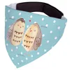Mr. & Mrs. Panda Bandana Eulen Liebe - Türkis Pastell - Produktbild-Vorschau 2