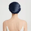INF Schlafhaube aus 100 % Seide Navy blau M Produktbild-Vorschau 5
