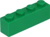 Lego® 1 Stück 3010 Stein Brick 1x4 Part Basic Steine 1 Grün Produktbild-Vorschau 1