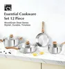 KOCH SYSTEME CS 12-teiliges Kochgeschirr-Set, Edelstahl Produktbild-Vorschau 7