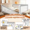 Clanmacy 180cm Bettgitter Babybettgitter Kinderbettgitter Produktbild-Vorschau 9