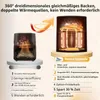 Uten Dual Blaze : Friteuse à air de 5,5 L, 2000 W, avec Voir les images du produit 2