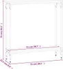 vidaXL Konzolový stolek Sonoma dub 75 x 22,5 x 75 cm Náhled obrázku produktu 7