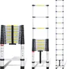 Jayseuw 3,8m Silber Teleskopleiter Aluleiter Stehleiter Produktbild-Vorschau 8