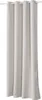 A close-up view of several cream-colored curtains hanging from a curtain rod. Produktbild-Vorschau