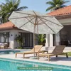 Parasol COSTWAY φ 270 cm, parasol de jardin en bois, Voir les images du produit 8