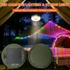 Camping Lichterkette Aufrollbar Solar,10M USB Produktbild-Vorschau 7
