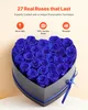 SucceBuy 27x Ewige Rosen in Herzform Box, konservierter Produktbild-Vorschau 2