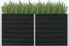 vidaXL Lit surélevé Anthracite 160 x 80 x 77 cm Acier Voir les images du produit 2