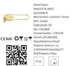 Elyptica - Nowoczesna Lampa Kinkiet LED Złoty 48 cm Podgląd zdjęcia produktu 1