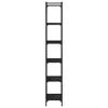 Libreria 6 ripiani Nero 60x30x188 cm Materiale a base di Anteprima dell’immagine prodotto 5