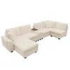 Merax 6-Sitzer U-Form Ecksofa, L-Form Modulares Sofa mit Produktbild-Vorschau 13