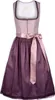 Dirndl Abriana 70cm Länge flieder 36 Produktbild-Vorschau 1