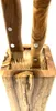 Messerblock DESIGN aus Olivenholz Produktbild-Vorschau 1