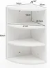 WOHNLING Eckregal Weiß WL5.843 30x60x30 cm Wandregal Produktbild-Vorschau 4