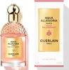 A bottle of Guerlain Aqua Allegoria Forte Rose Rosewood EDP and its packaging are displayed against a white background. Voir les images du produit
