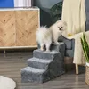 Pawhut Haustiertreppe 4-stufige Hunderampe Katzentreppe mit Produktbild-Vorschau 2