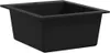vidaXL Granitový drez Single Bowl Black Náhľad obrázku produktu 3