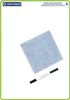 A blue felt eraser and a black and white marker are placed on a white background with a green border. Náhľad obrázku produktu