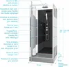 Cabine de douche carrée 70x70x225cm - SCRATCHY 70 Voir les images du produit 4