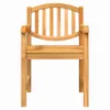 Gartenstühle 2 Stk. 58x59x88 cm Massivholz Teak Produktbild-Vorschau 4