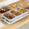GOPLUS 2 in 1 Buffetwärmer & Warmhaltebehälter, 450W Produktbild-Vorschau 2