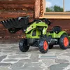 Tracteur à pédales Falk Claas avec remorque et pelle, vert, Voir les images du produit 9