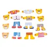 Bigjigs Toys Medvedia rodina obliekanie puzzle Náhľad obrázku produktu 2