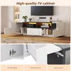 OKWISH Meuble TV Lowboard, Avec LED via Application, Deux Voir les images du produit 6