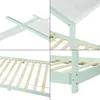 Kinderbett 'Brome' Hausbett mit Matratze 90 x 200 cm Produktbild-Vorschau 6