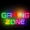 Neon LED Gaming Room Bord, Gaming Zone, Neon Gamer Sign, Productafbeelding-voorbeeld 1