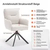 SalesFever Armlehnstuhl mit 360° Drehfunktion | Bezug Produktbild-Vorschau 2
