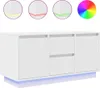 A white TV cabinet with LED lighting. Náhľad obrázku produktu