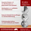 4er V2A Edelstahl Briefkasten Standanlage Freistehend mit Produktbild-Vorschau 3