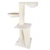 Kratzbaum Regina XL · beige · ca. 60 x 60 x 165 cm Produktbild-Vorschau 3