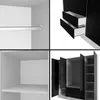 ALTDECOR  Kleiderschrank mit Flügeltüren, Garderobenschrank Produktbild-Vorschau 4