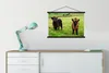MuchoWow® Textilposter Schottische Highlander - Gras - Kühe Produktbild-Vorschau 3