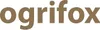 The image contains the word "ogrifox" in brown text on a white background. Produktbild-Vorschau