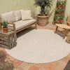 Volero - Outdoor Teppich Rund - Costa Beige - Ø 100 cm - Produktbild-Vorschau 1