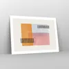 Poster - Poster ohne Rahmen - Aquarell Rechtecke Linien - Produktbild-Vorschau 7