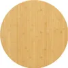 vidaXL Tischplatte Ø70x1,5 cm Bambus Produktbild-Vorschau 4