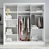 Schwebetürenschrank, 3-türig Schrank 200 cm mit Spiegel Produktbild-Vorschau 3